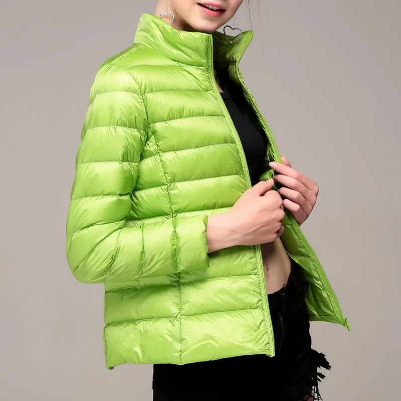 Woman Jacket Down Winter Single-breasted Hooded Warm Women Duck Down Waistcoat Puffy Padded Warm Vest Jacket 2020 Clothes