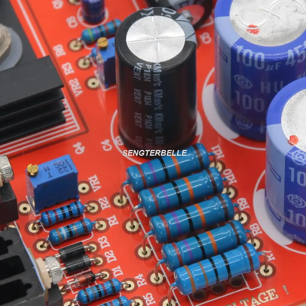 Assembled LM317K High Voltage Power Supply Board +DC150V-350V Adjustment For Tube Preamplifier Board