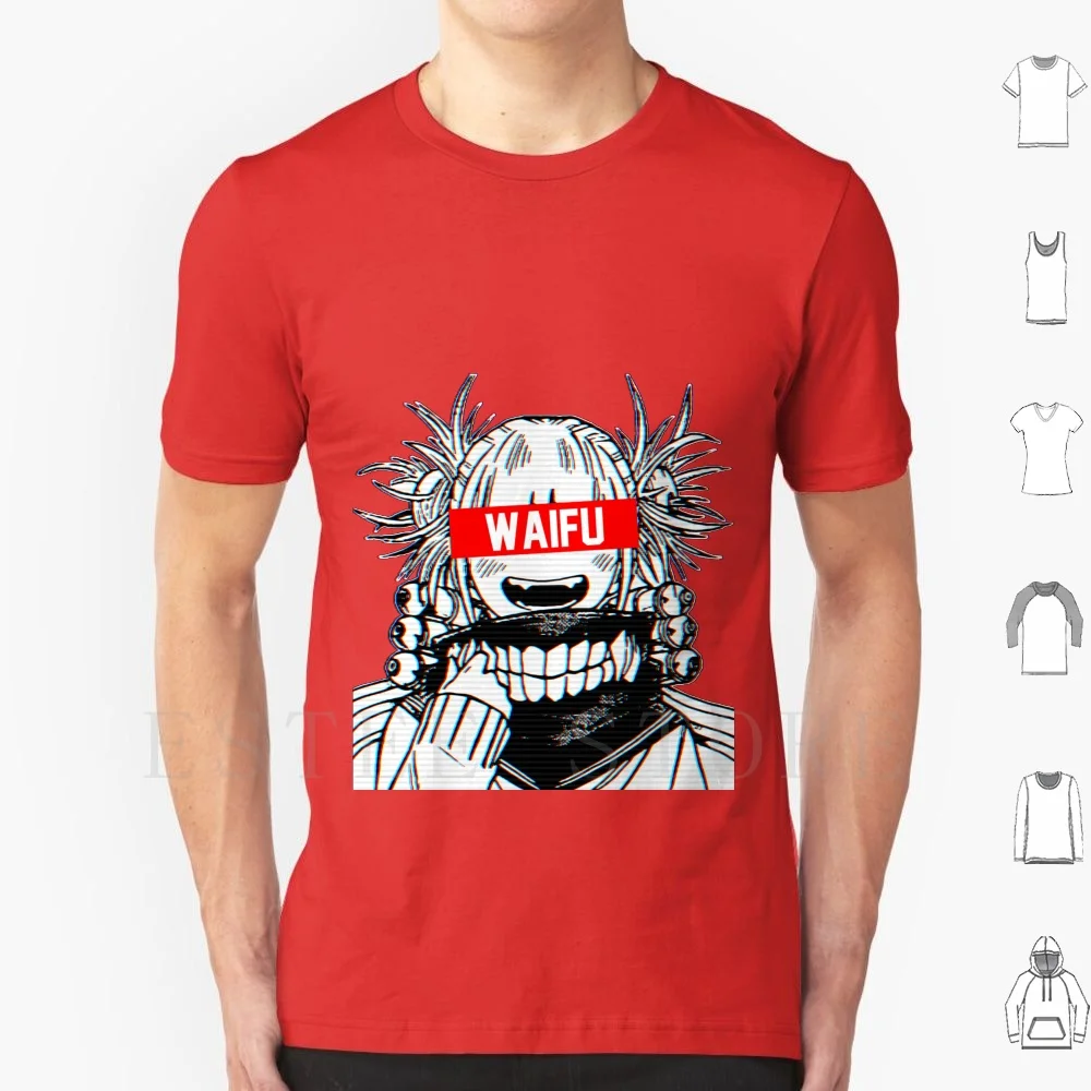

Cute Toga Waifu T Shirt DIY Big Size 100% Cotton Toga Bnha Bnha Bnh Boku No Hero Aca Mha Anime Manga Cute