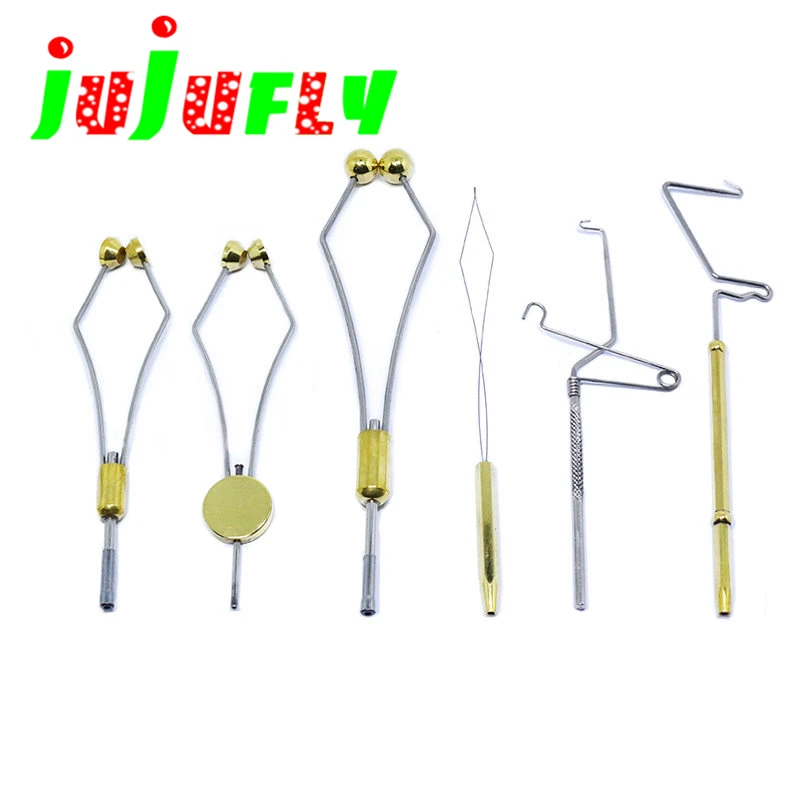 jujufly popular fly tying bobbin thread holder&whip finisher&threader collection practical fly tying tools in common use