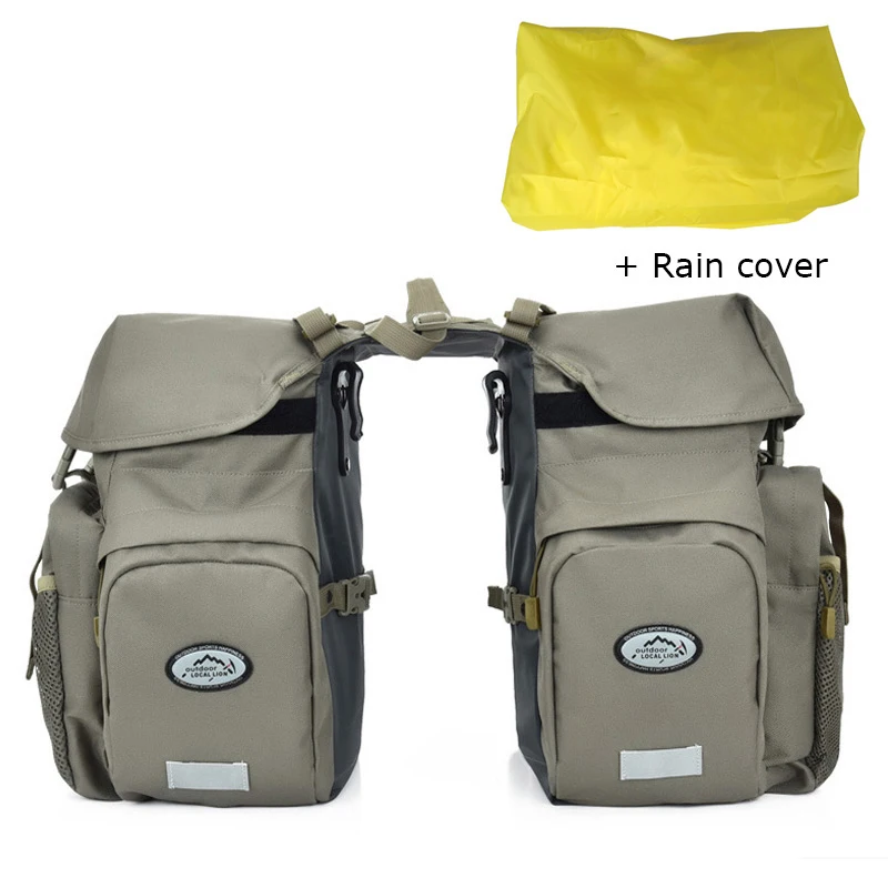 50L Fietstas Mountain Road Zadel Fietstassen Fiets Achterbank Tas Dubbelzijdig Rack Achterbank Fietstas Pack Fietsaccessoires