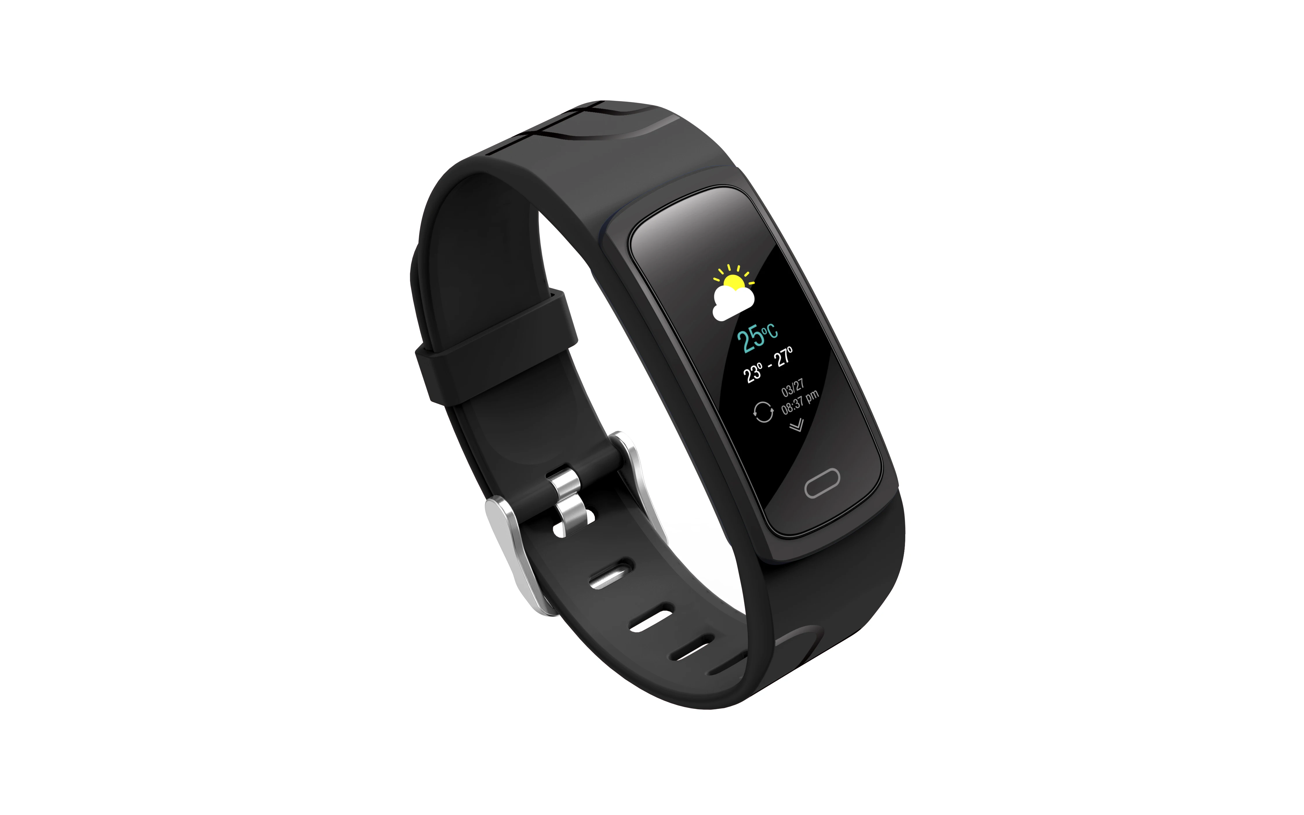 Hot Sell OLED Touch Screen Step Sports waterproof IP68 Blood Pressure Heart Rate smart bracelet RYDB3C