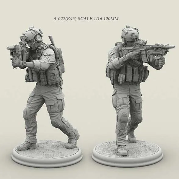 1/16 Resin Soldier Figure Kits Special forces Model  Colorless And Self-assembled A-022 (k59)