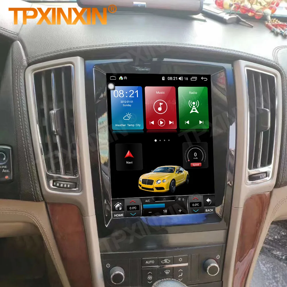 Android 13 Automotive Multimedia For Cadillac SLS Car Navi Stereo Audio Radio GPS Carplay Radio Coche With Bluetooth Head Unit