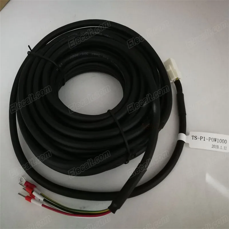 TS-P1-POW1000 50W-750W Power Cable for Panasonic Servo Motor