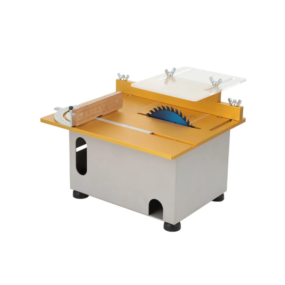 Multifunction T6 Mini Precision Table Saws DIY Wood Working Lathe Polisher Drilling Machine DC 12-24V