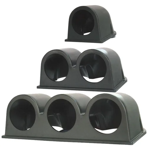 Imagen 2 del producto Soporte Universal para montaje de cápsula de calibre de coche, 2 pulgadas, 52mm, negro, individual, doble, Triple, soporte para conducción izquierda y derecha, personalizado