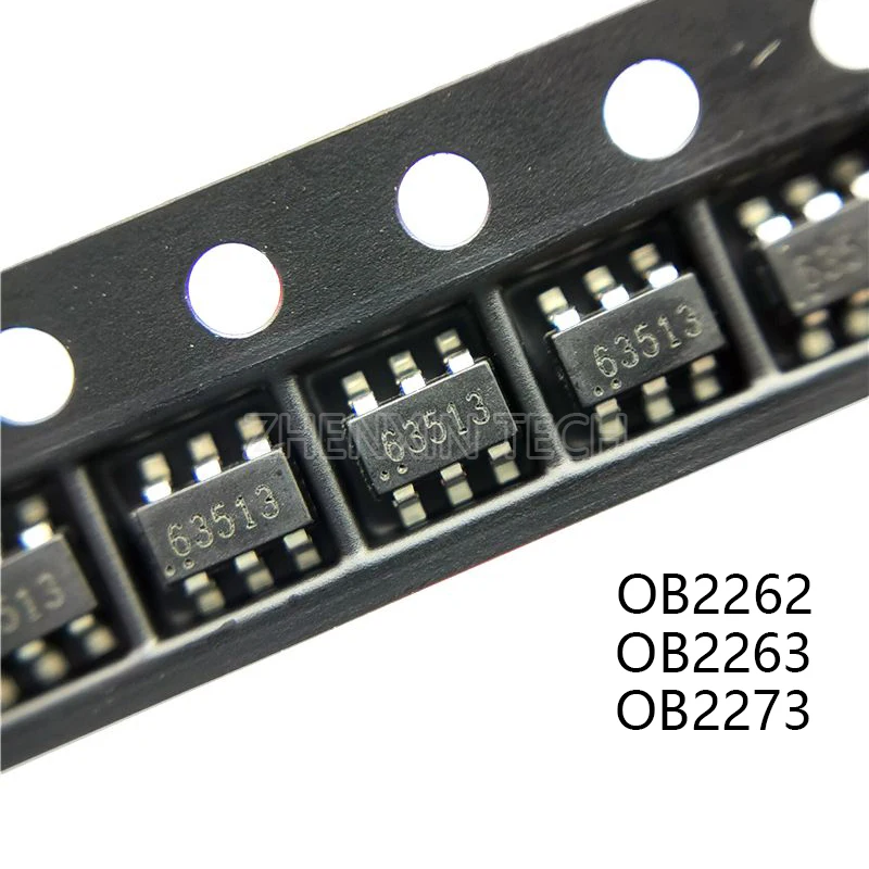 10PCS/LOT New OB2263 OB2262 OB2273 OB2263MP OB2262MP OB2273MP 63 SOT23-6 Power Management Chip