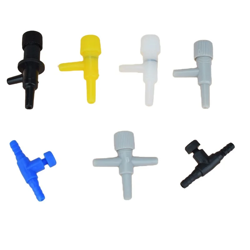 20pcs Dripper Watering Tee Connector Aquarium Pump Flow Control Valves Adjustable Air Tube Joint Greenhouse Tools