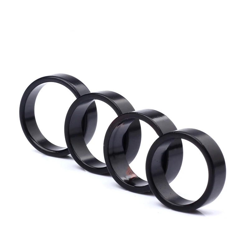 1 Pcs Black Strong Magnetic Magic Ring Magnet Coin Magic Tricks Finger Decoration Magician Ring 18/19/20/21MM Size B1028