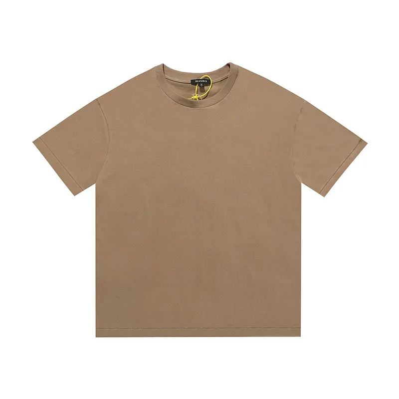 2024 New Kanye West Season 6 T-shirts Men Women 1:1 High-Quality Cotton Loose Top Tees High Street Classic Short Sleeve T shirt