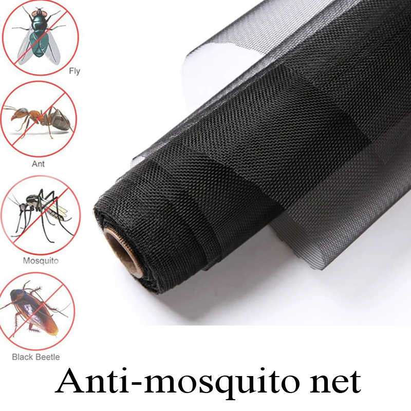 Summer Anti Mosquito Net Glass Fiber Indoor Room Curtain Mesh DIY Screen Mosquito Bug Insect Screen Mesh Custom Mesh Material