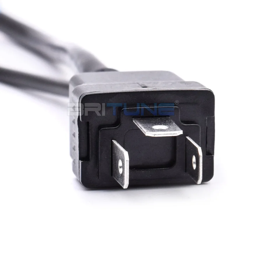 Britune H4 Relay Harness 12V 24V Wiring Connectors for BI-LED Projector Lens H4 LED Wires Cable Adapter