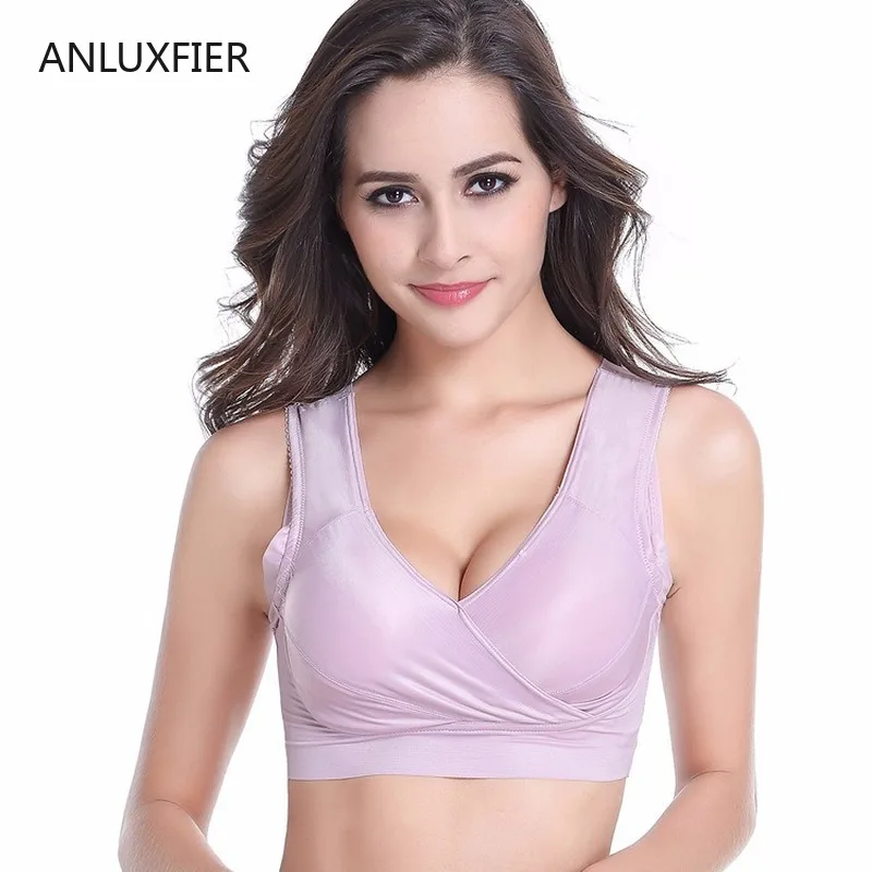 

H9713 Artificial Boobs Bra Without Steel Ring Mastectomy Surgical Resection Special Large Size Lingerie Sport Yoga Bra Underwear