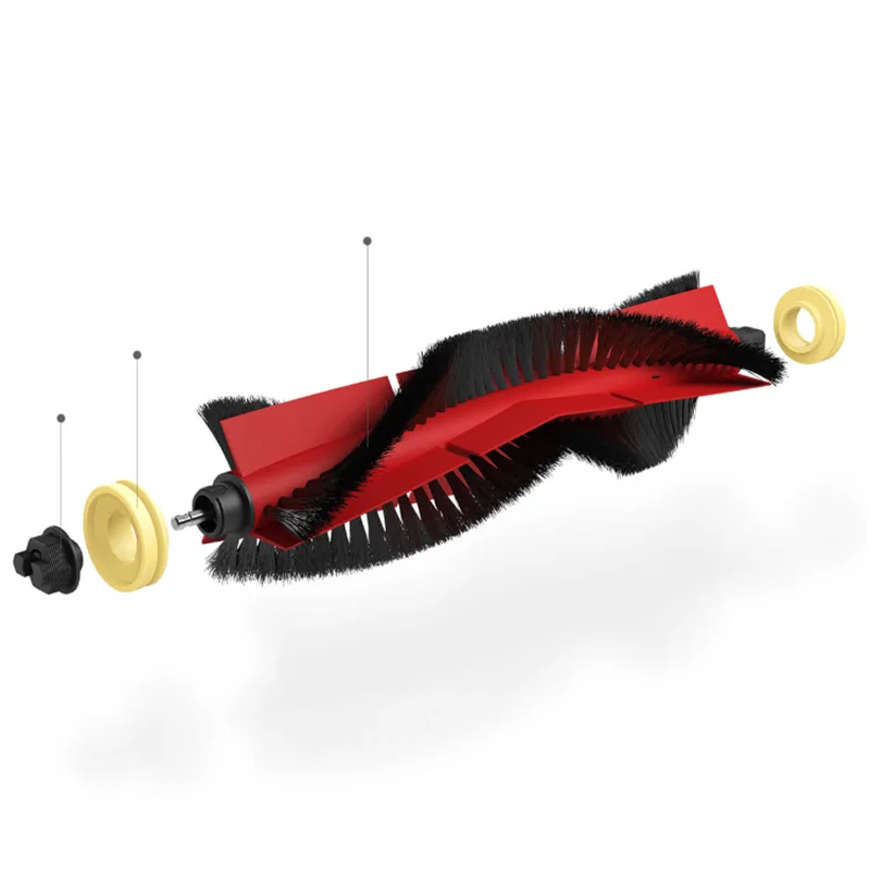 Mi Robot Todo O Conjunto De Substituição, Escova, Filtro, Esfregão, Roda, Tampa Da Escova, Xiaomi Roborock, S50, S51, S55, Preto