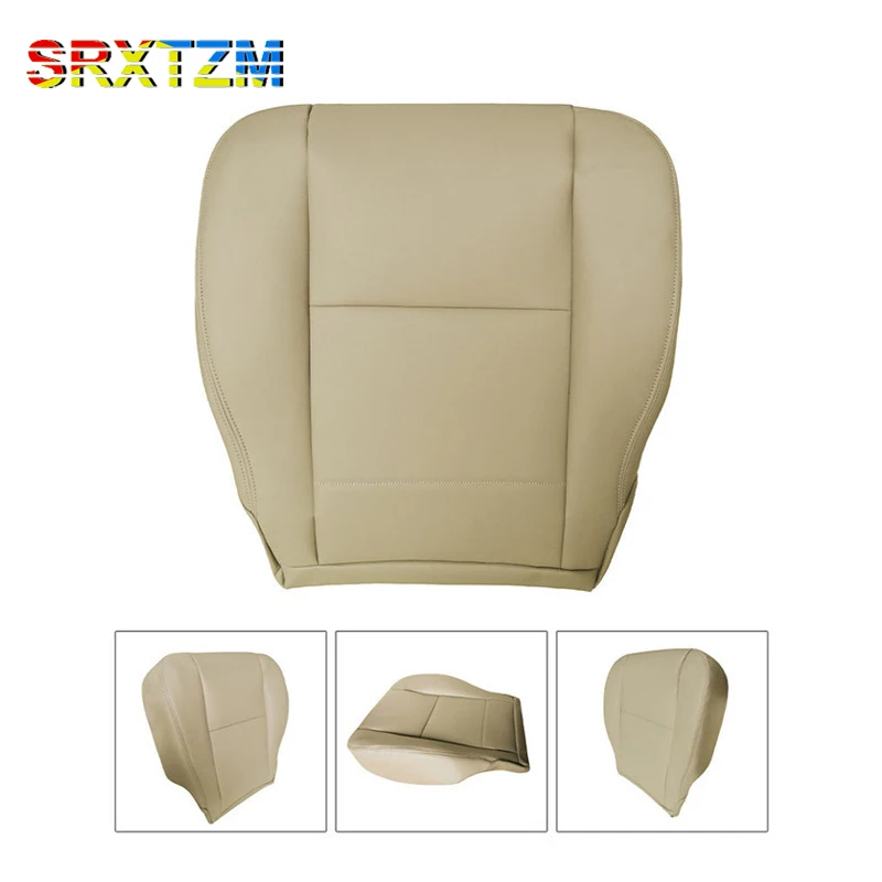 

Driver Side Bottom Leather Seat Cover Beige For Toyota SEQUOIA Tundra 2000-2004 Driver Side