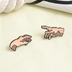 Personalized mini small hand alloy brooch, cartoon collar cute small hand painted pin, bag decoration badge