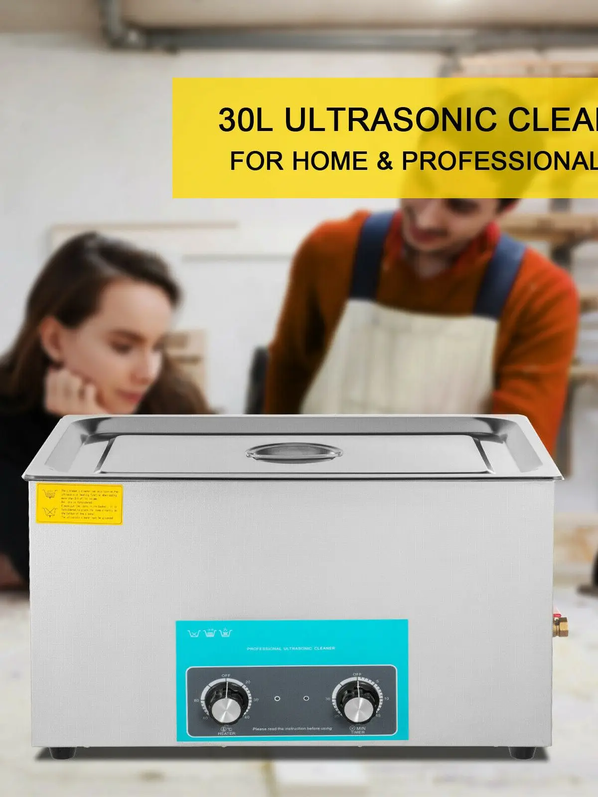 SucceBuy 3L 6L 10L 15L 22L 30L Elektrische Ultrasone Reiniger Draagbare Wasmachine Lave-Dishes Echografie Thuis kantoor Apparaat - afbeelding 2