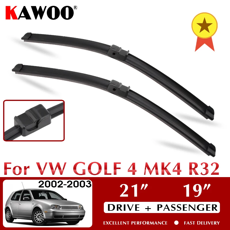 KAWOO Wiper Front Car Wiper Blade Blades for VW Volkswagen Golf 4 MK4 IV R32 2002 2003 Windshield Window Wash 21\