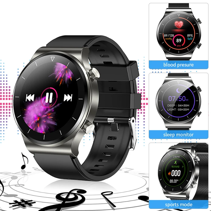 Smart Watch Android Fitness Bracelet Tracker smartwatch Watches for Men Heart Rate Phone Call IP68 Waterproof men's Wrist Watch