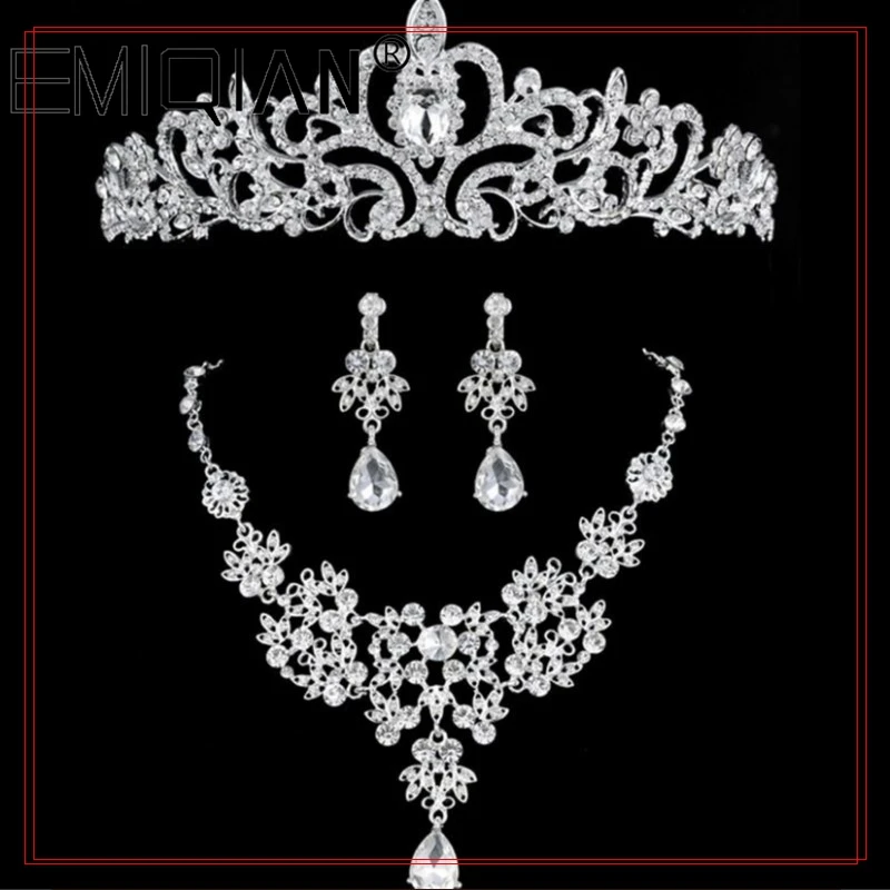 

New Bridal Classical Couronne De Mariage Crowns Luxury Elliptical Zircon Wedding Party Big Crown For Women