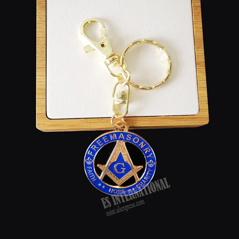 Masonic Key Chain Blue \