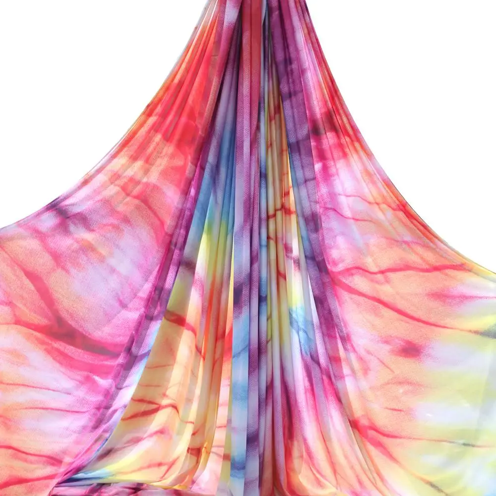 Aerial Silk Yoga Sling Fabric, Colorful Flying Aerial Silk, Ombre Yoga Hammock, 9Yards, 8.2m