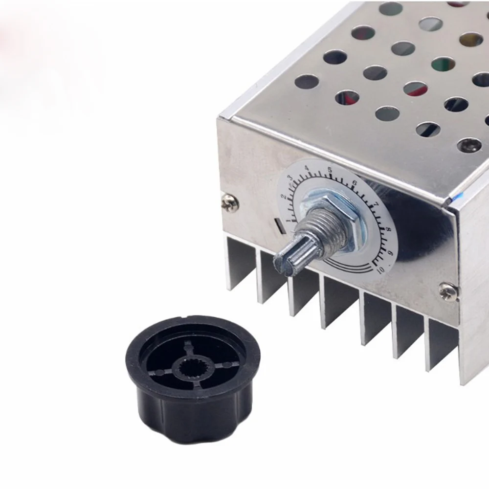 AC220V 10000W Cao Cấp SCR Màn Hình Hiển Thị Kỹ Thuật Số Bộ Điều Khiển Tốc Độ Điện Tử Bộ Điều Chỉnh Điện Áp