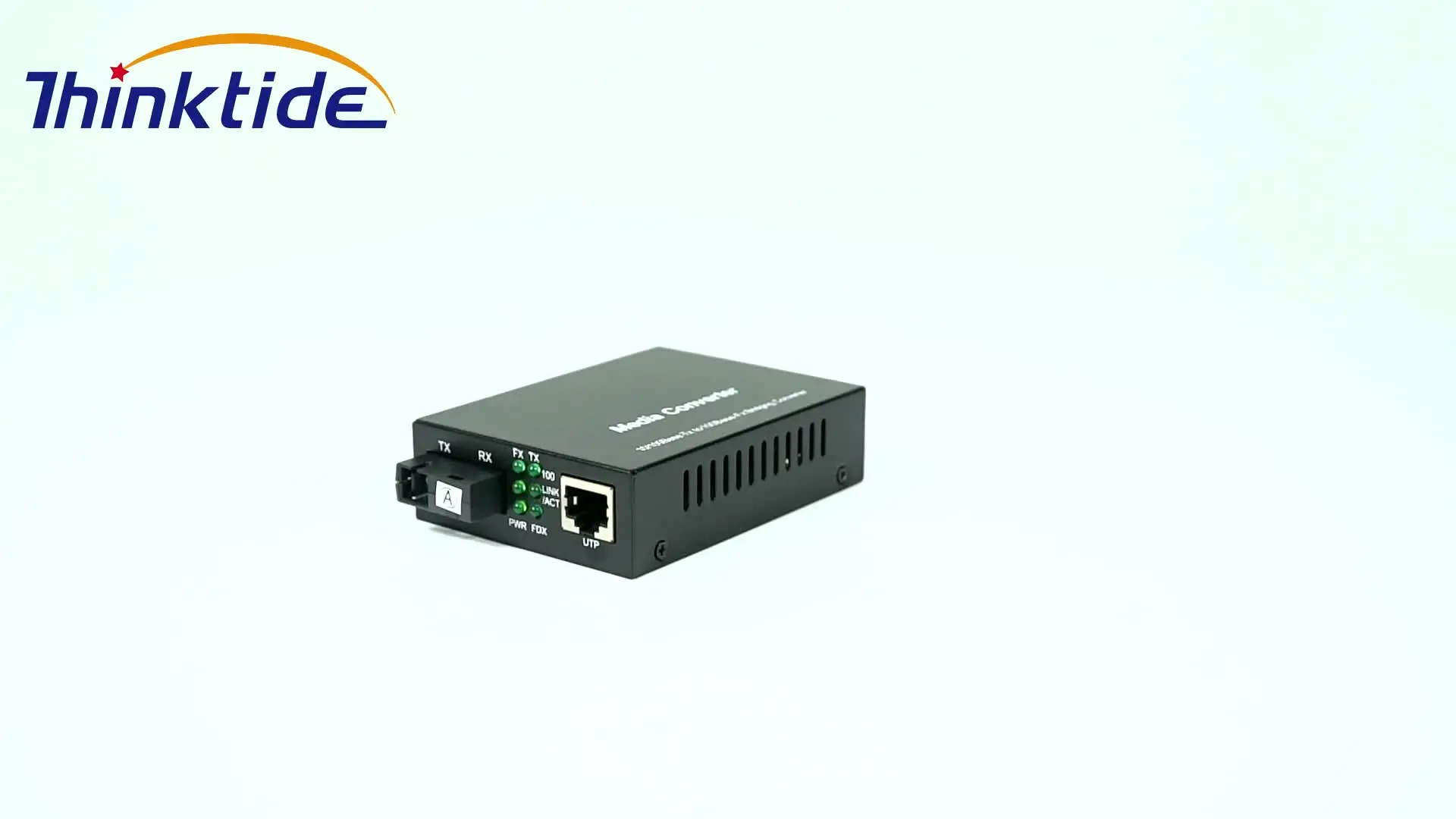 Industrial Media Converter 10/100/1000M 1 fiber SFP +1UTP dual fiber/single fiber single mode 20KM 1310nm/1550nm for IP camera