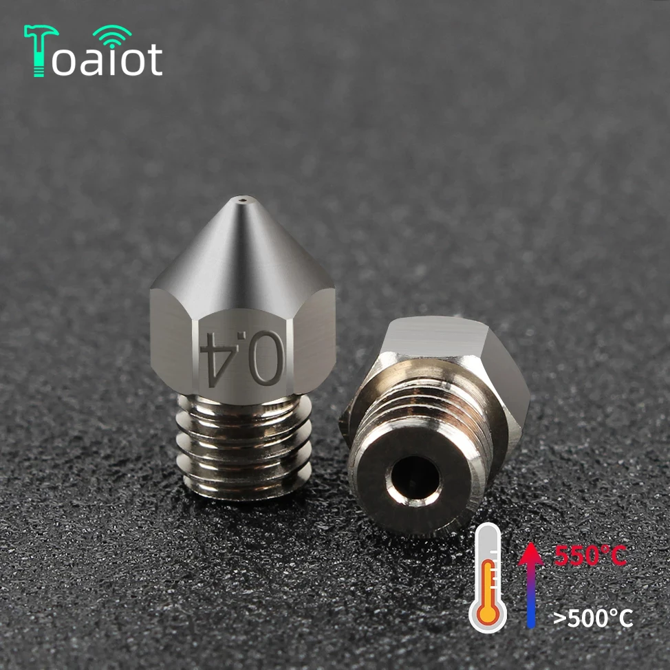 Toaiot Koper MK8 Hotend Nozzle Duurzaam Non-stick 1.75Mm Filament 0.4Mm Hoge Prestaties Mondstuk Voor CR10 Pro ENDER3 3D Printer