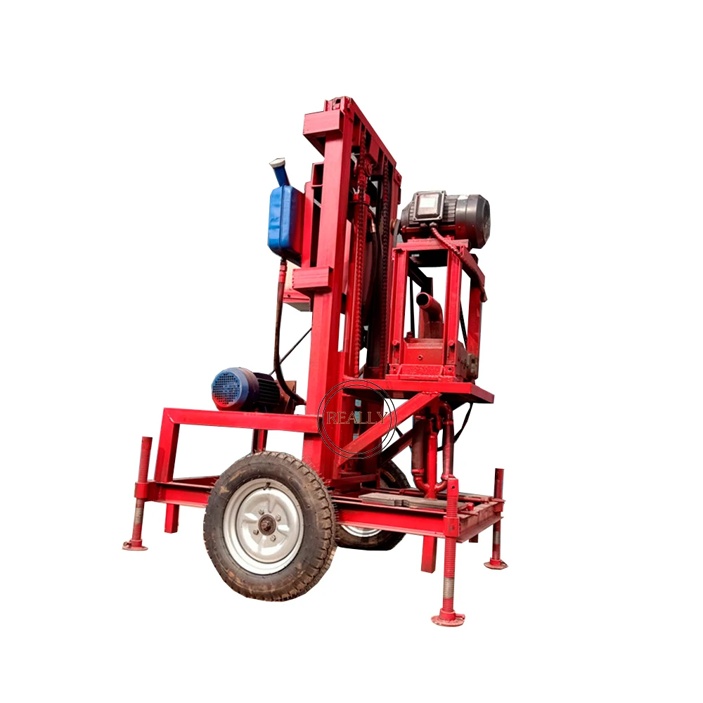 Small Model Electric Motor Water Well Drilling Machines  Professional  Efficient  For  Business Farmland Irrigation