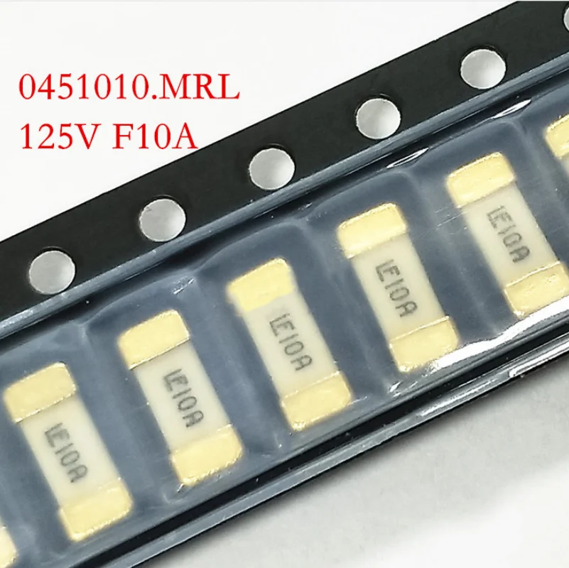 20PCS SMD1808 golpe Rápido Cerâmica Fusíveis 125V 0451001.MRL 1A 0451002 0451003 0451007 0451008 0451010 0451012 0451015