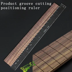 Diapasón de guitarra, corte de ranura de alambre y posicionamiento de molde de plantilla acrílica, regla de posicionamiento, producto 21, producto 23, manufact