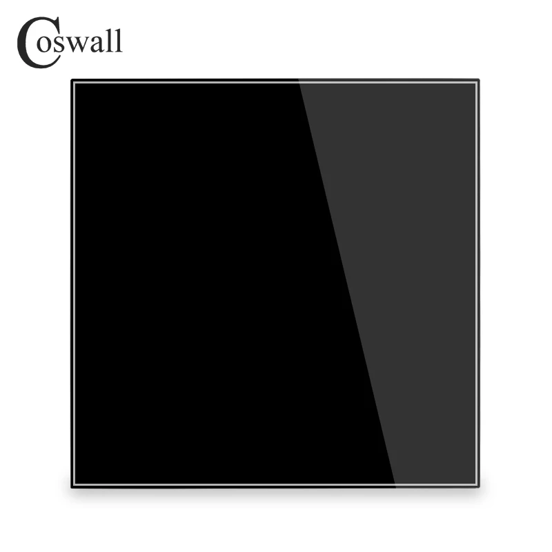 Coswall Full Screen Crystal Tempered Glass Blank Panel Only For Decoration R11 Series