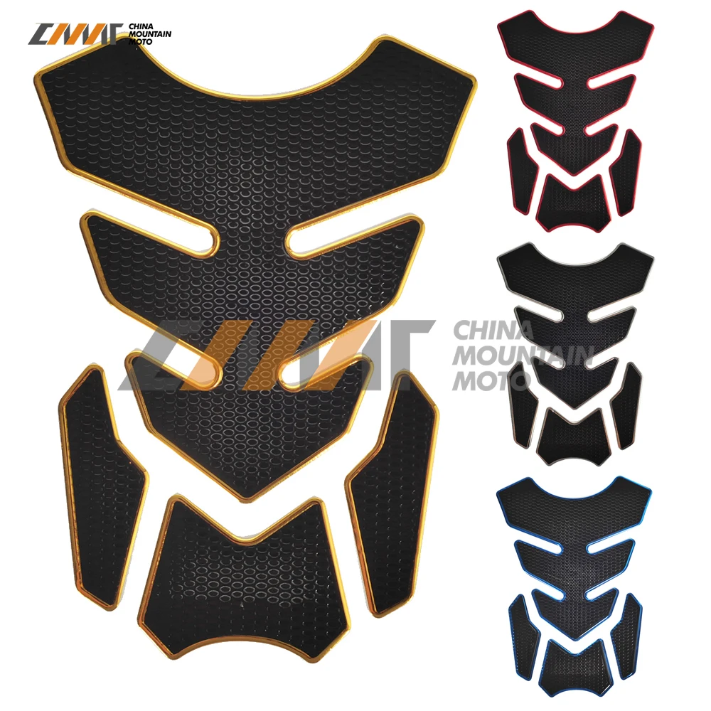 Motorcycle 3D Rubber Sticker Gas Fuel Oil Tank Pad Protector Cover Decals Case for Honda Yamaha  BMW Kawasaki Suzuki