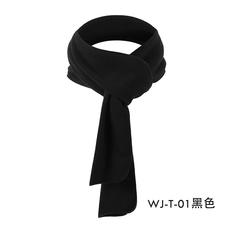 2021 New Arrival zwykły kolor zimowy szalik kobiety czarny różowy pomarańczowy Polar runo Neck Tube szalik