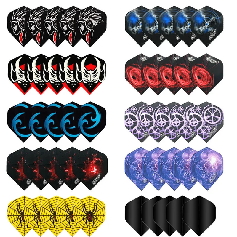 Cyeelife 30/50/60pcs Dart Flights set Standard,For Electronic Dartboard Games Accessories kit