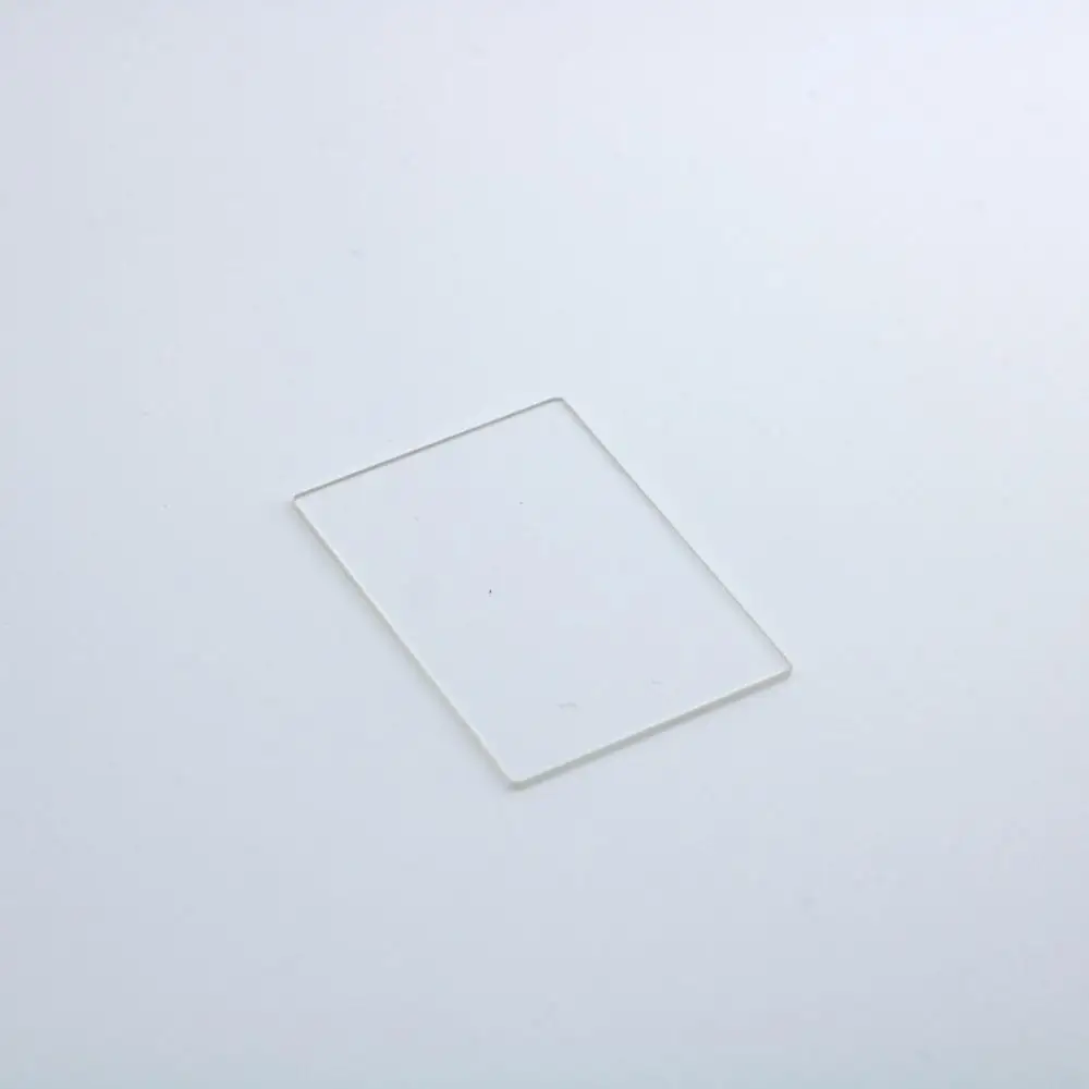 

10pcs total 50x50mm transparent short uv quartz fused silica glass JGS2