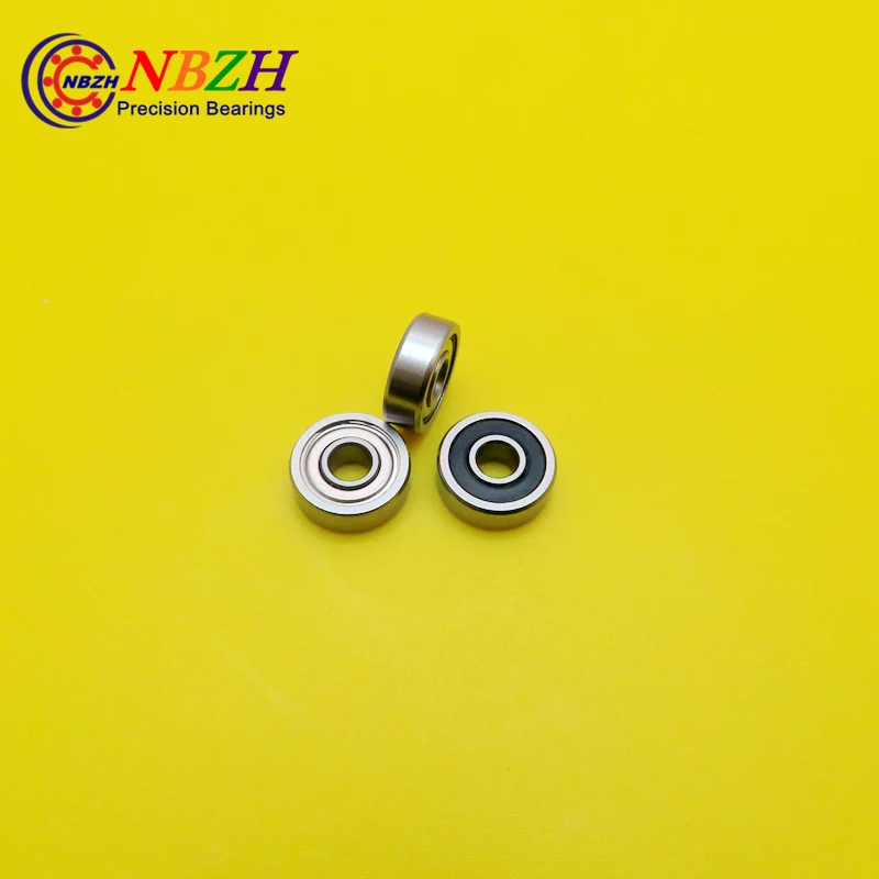 NBZH Bearing10pcs /lot  High Quality ABEC -1 Z2V1  SUS440Cstainless Steel Deep Groove Ball Bearings S604ZZ 4*12*4 Mm