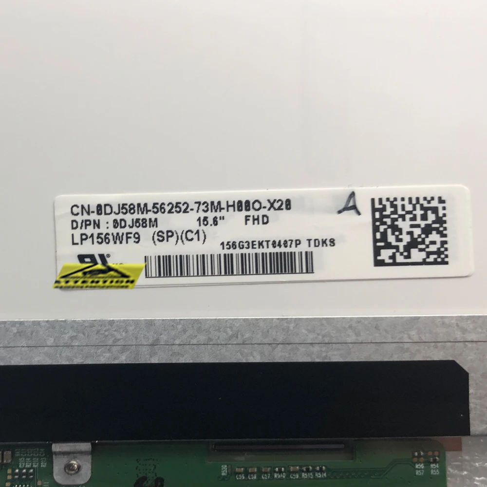 LP156WF9-SPC1 N156HCA-EBA NV156FHM-N47 15.6 بوصة 1920*1080 IPS 30 دبابيس EDP LCD D/PN 0DJ58M لديل INS-15 7560 شاشة لاب توب LCD