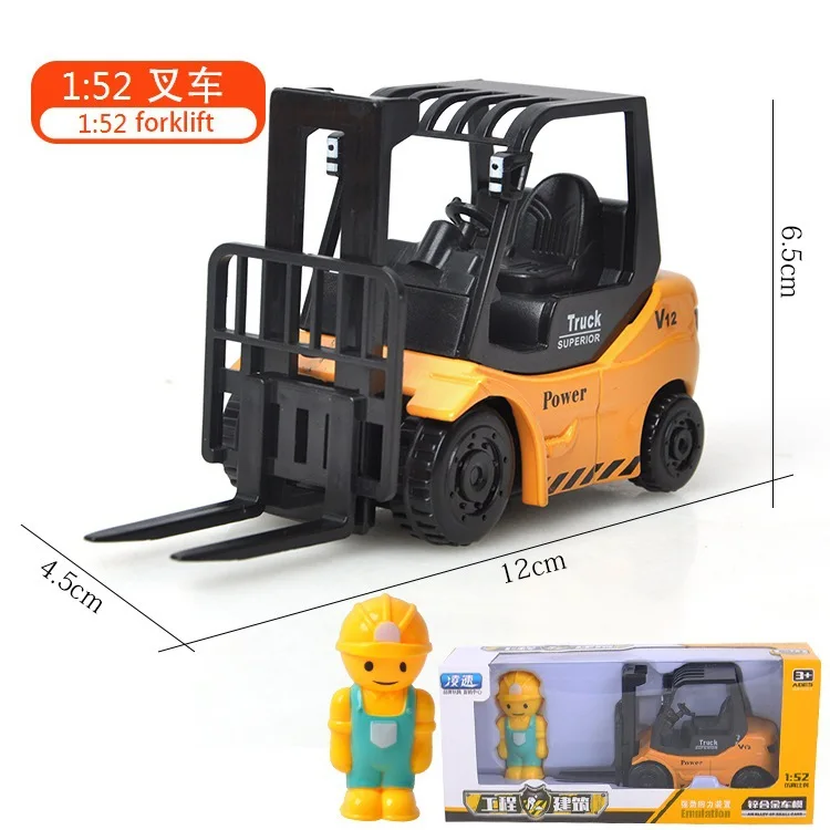 Alloy pull back car engineering car model garbage truck dump truck bulldozer mixing military suit children\'s toys M20