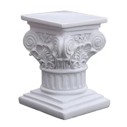 Nordic Roman Pillar Ornament Classical Architecture Resin Roman Column Statue Home Desktop Decor Shooting Photo Props