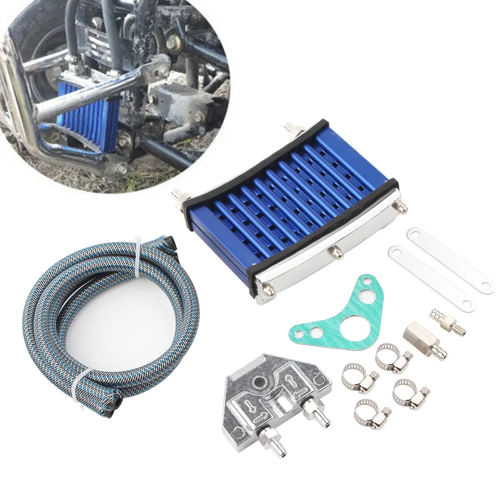 

Радиатор охлаждения масляного радиатора для мотоциклов 125cc 140cc 150cc Dirt Pit Bikes ATV Blue