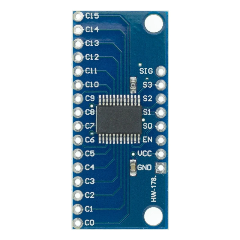 CD74HC4067 16-kanałowy analogowo-cyfrowy moduł tabliczki zaciskowej multipleksera