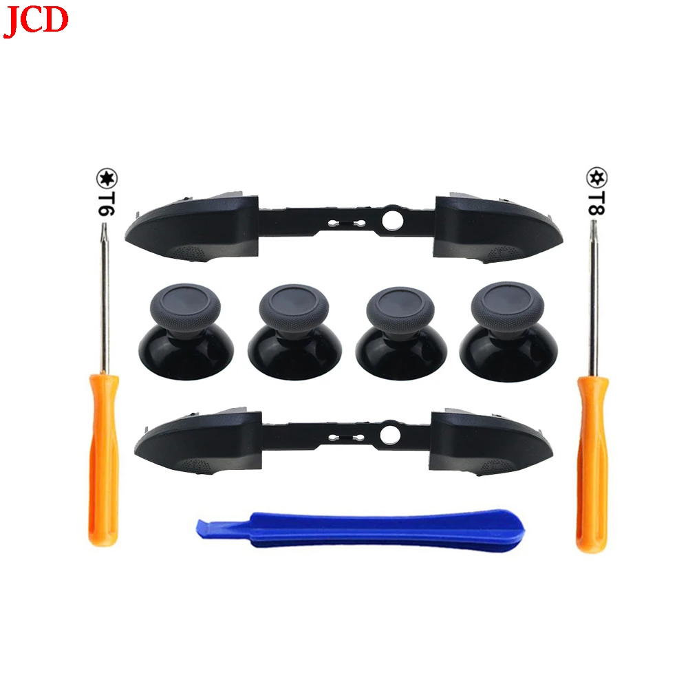 JCD 2 Sets RB LB Bumpers Buttons for Microsoft XBox Series X S Controller Trigger Button Middle Holder with Screwdriver Tool