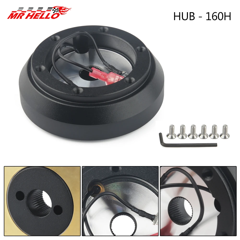 Steering Wheel Boss Kit Short Hub Adapter Kit For Genesis Miata RX-7 RX-8 626 Protege Tiburon HUB-160H