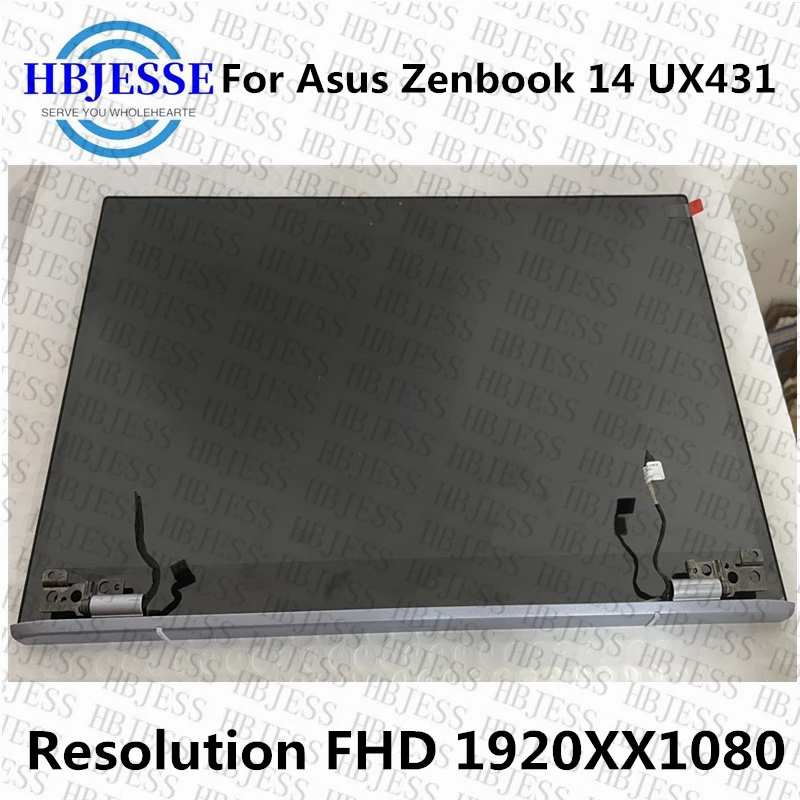 

14 Inch Laptop LCD Screen Assembly Full parts For Asus Zenbook 14 UX431FA UX431 UX431F FHD 1920X1080