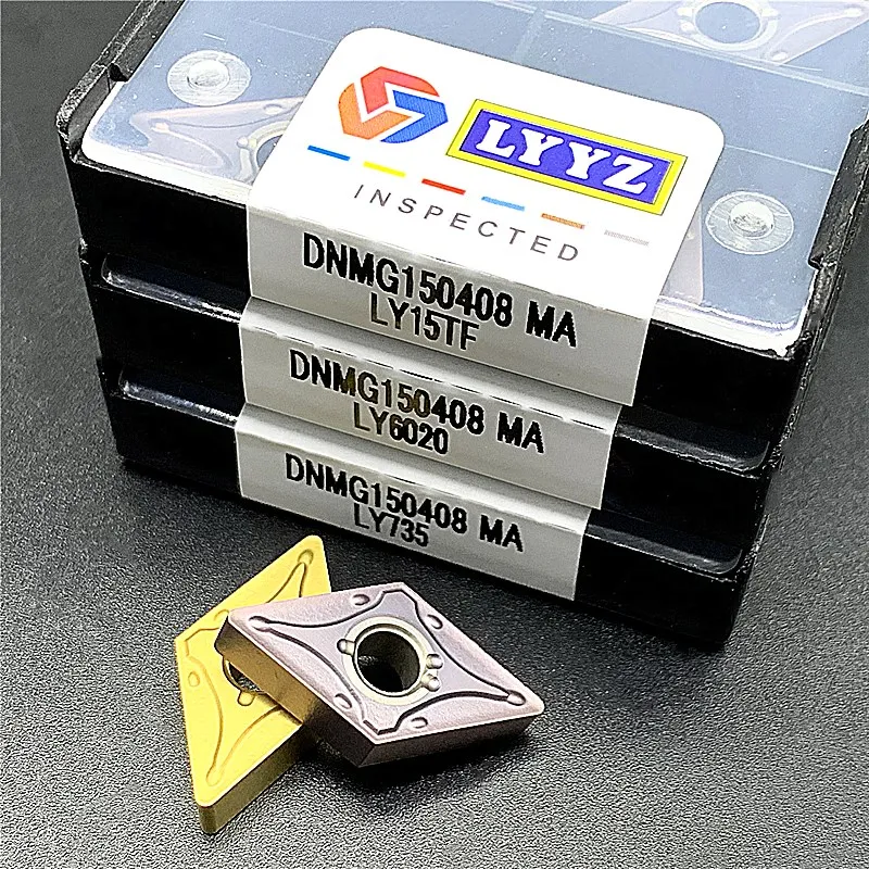 Carbide insert DNMG150404/08 MA LY15TF LY6020 LY735 external turning tool Lathe tool dnmg 150404 High quality turning insert