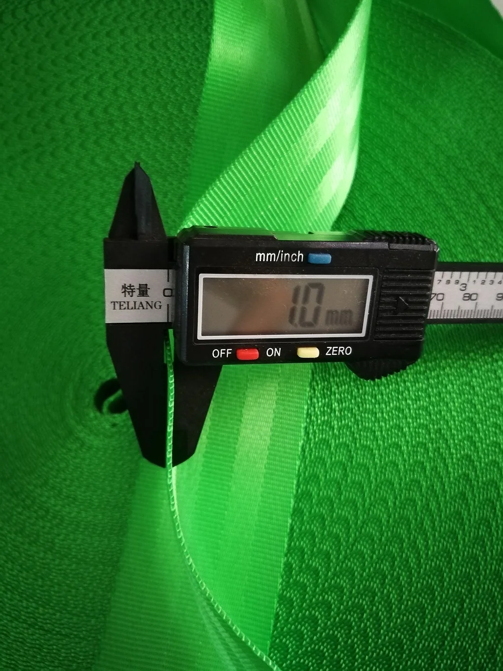 Green 3M-30M Personalized Modification Car Seat Belt Webbing Universal Car Child Safety Belt Car Accessories