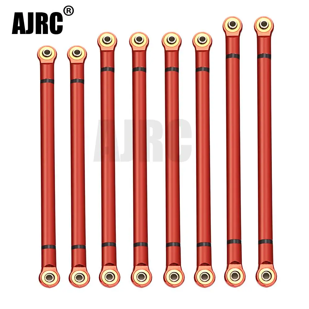 

Djrc 8pcs/lot Internally Threaded Aluminum Link With M3 Rod End Set 313mm Wheelbase For 1/10 Rc Crawler Axial Scx10 Rgt 86100